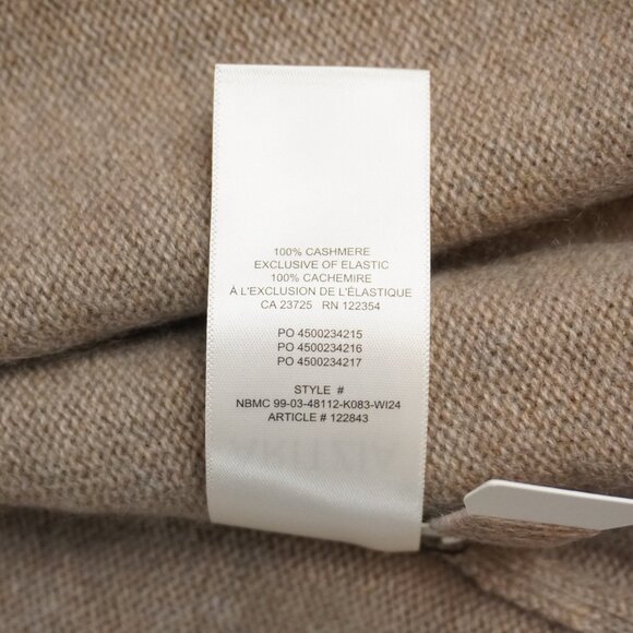Aritzia Cashmere Relaxed Open-Front Cardigan in Heather Nomad Taupe Size 2 - NWT - Picture 6 of 9